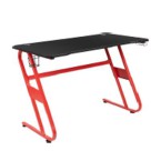 Black and Red Gaming Desk